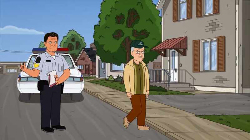 You're not getting a cent of my money! [tripping]