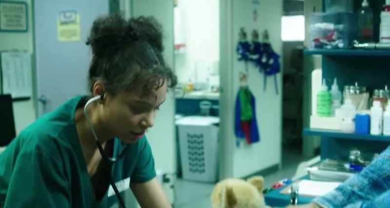 You're okay. -[dog cries]