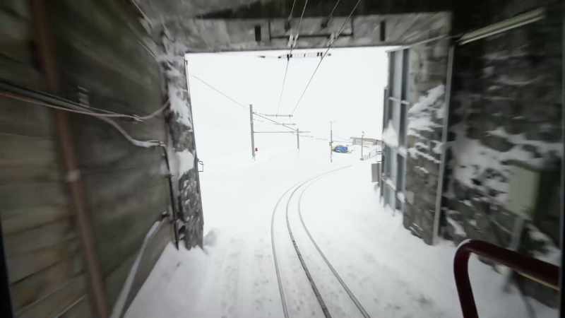 You're on the train on the way up