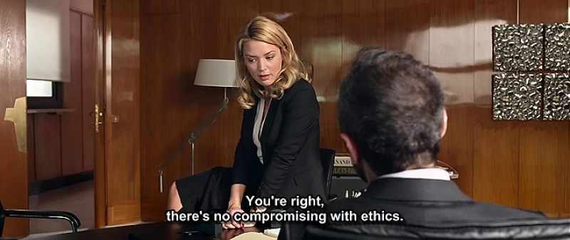 You're right, there's no compromising with ethics