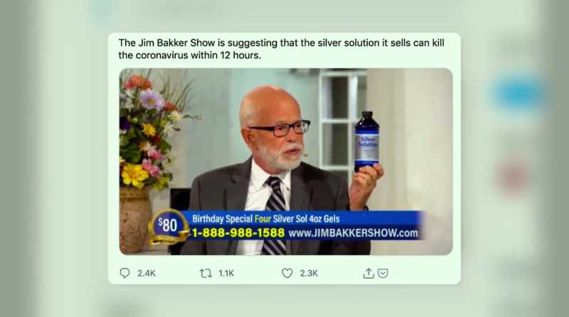You're saying that silver solution would be effective