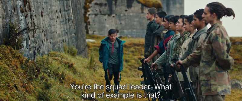 You're the squad leader. What kind of example is that?