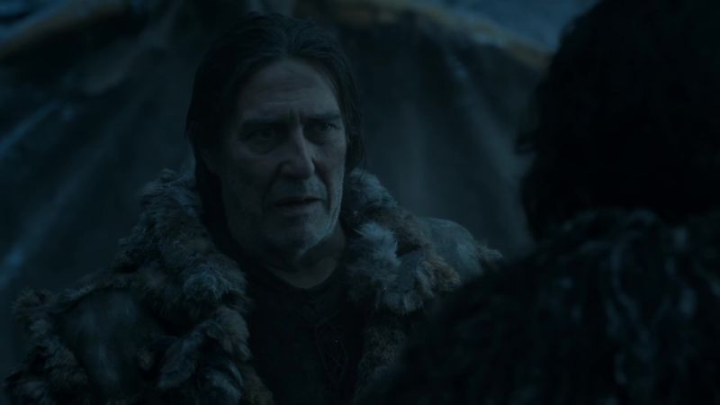 You're wearing a black cloak again
