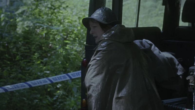You're wet through! -I'm fine