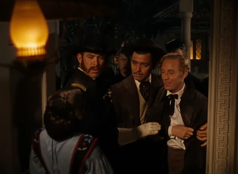 So you've got my husband intoxicated again Captain ButlerWell bring him inI'm sorry Mrs Wilkes Your husband's under arrestIf you arrest all the men who get intoxicatedyou must have a good many Yankees