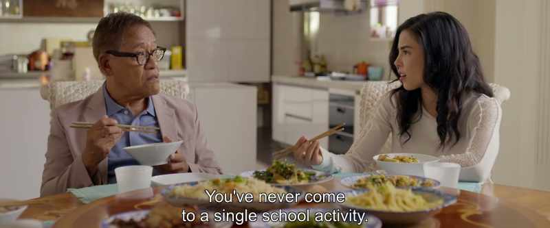 You've never come to a single school activity