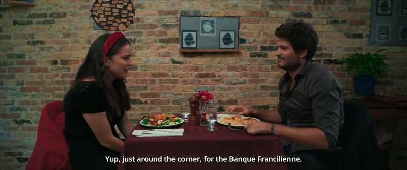 Yup, just around the corner, for the Banc Francilienne