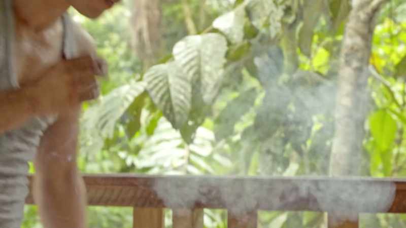 [Zac] The last step is a smoke bath