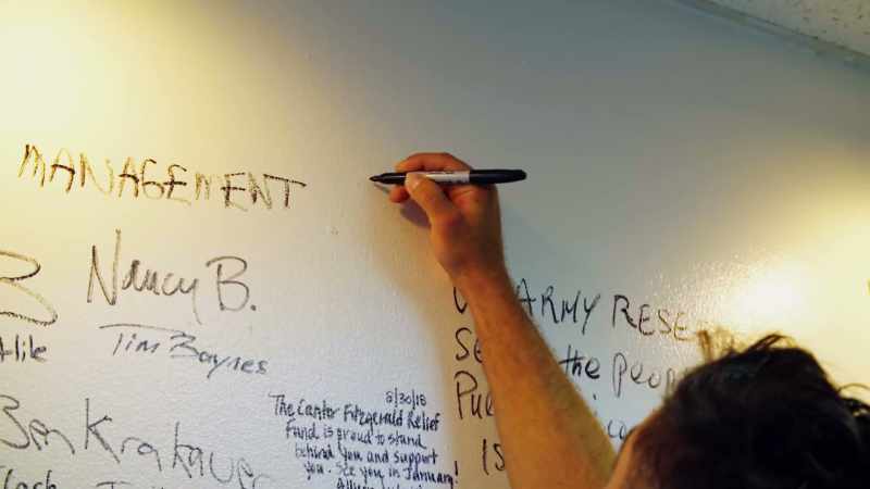 [Zac] This more than just writing my name on a wall