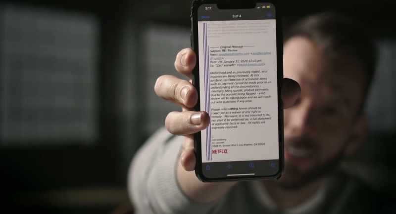 Zach just sending text messages
