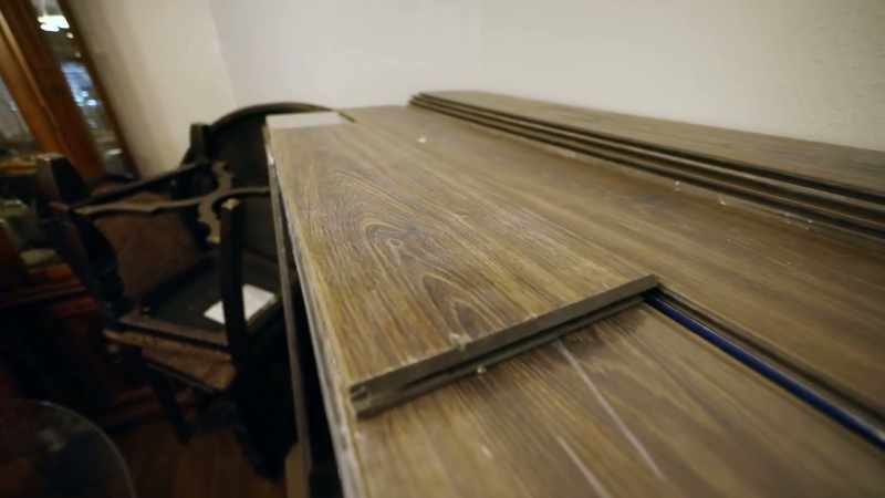 [Zach] When we bought these floors, he was supposed to install it