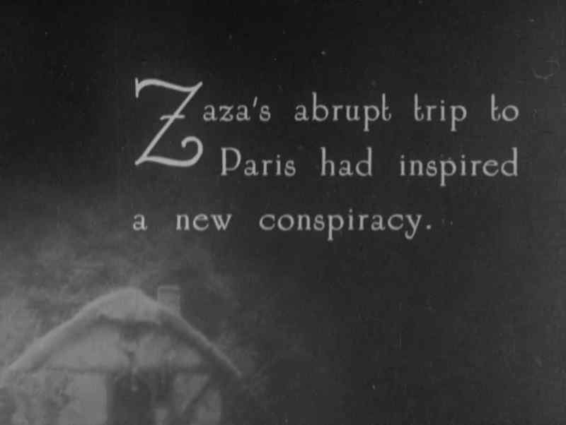 Zaza's abrupt trip to Paris had inspired a new conspiracy
