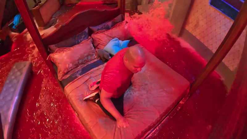 Zeki, spinning round and round on that bed like he was sliding down the firepole