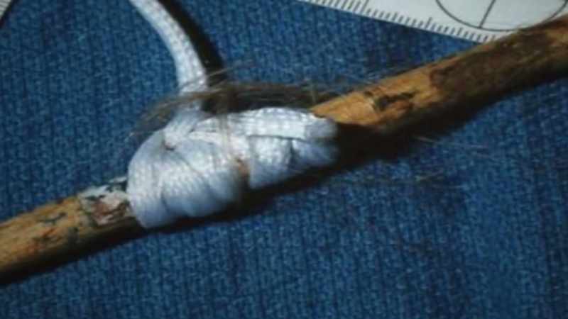 Zesbaugh: She had a garotte around her throat