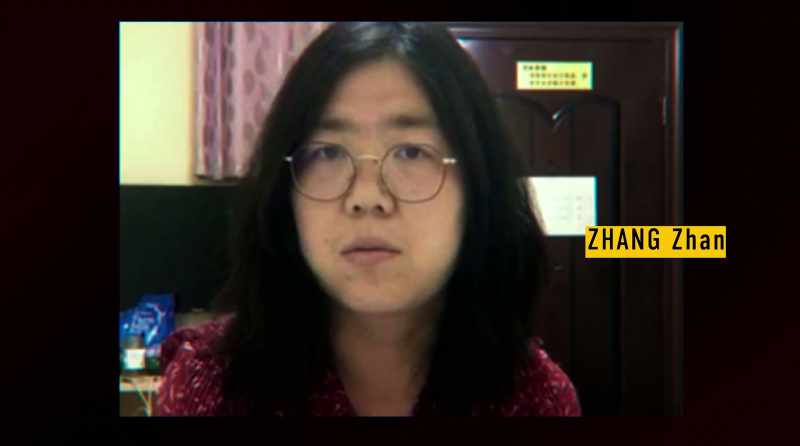 Zhang Zhan has been sentenced