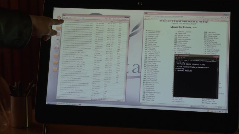 ZOE: Right there. She accessed this file a dozen times