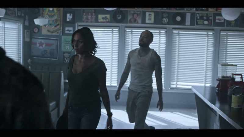 [zombies snarling outside]