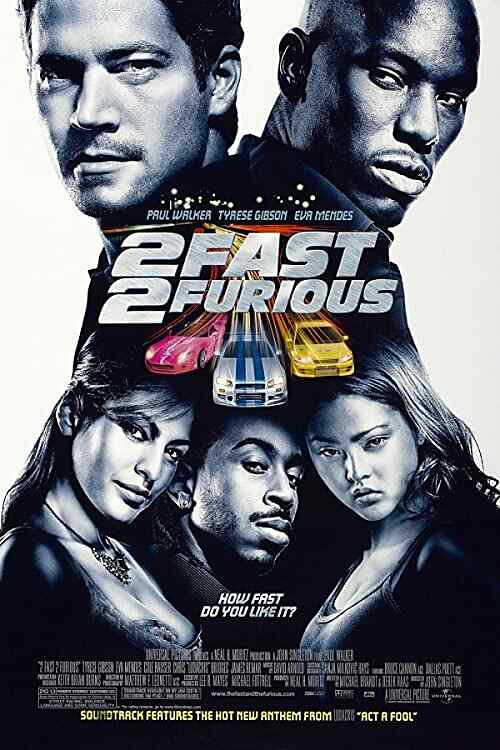 2 Fast 2 Furious poster