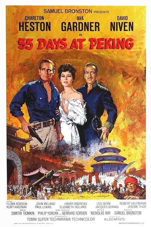 55 Days at Peking poster