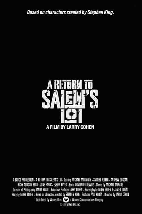 A Return to Salem's Lot poster