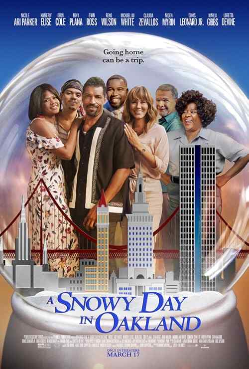 A Snowy Day in Oakland poster