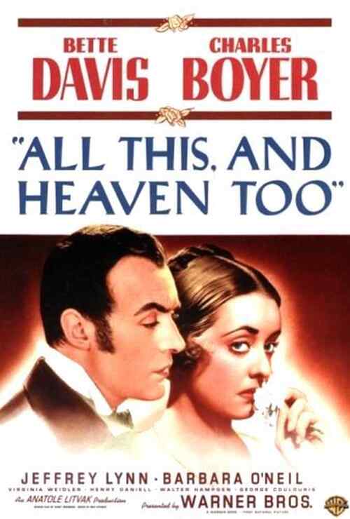 All This, and Heaven Too poster