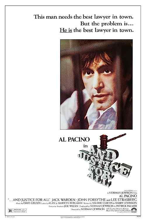 And Justice for All poster