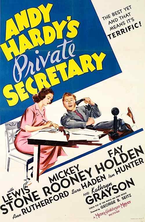 Andy Hardy's Private Secretary poster