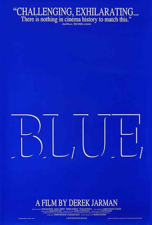 Blue poster
