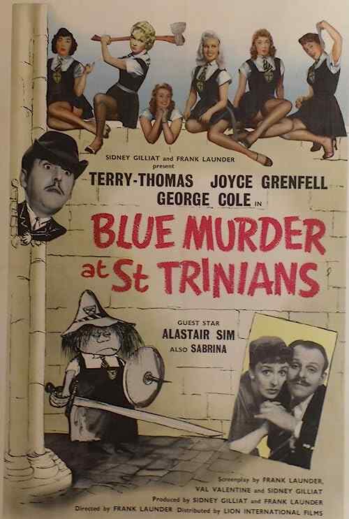 Blue Murder at St  Trinian's poster