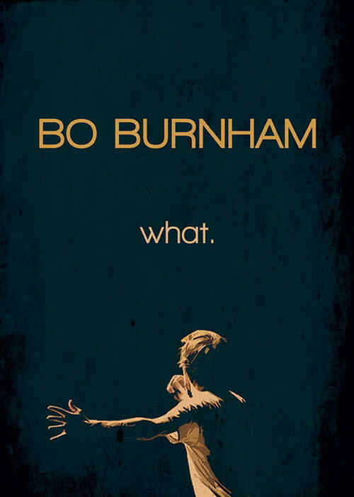 Bo Burnham: what poster
