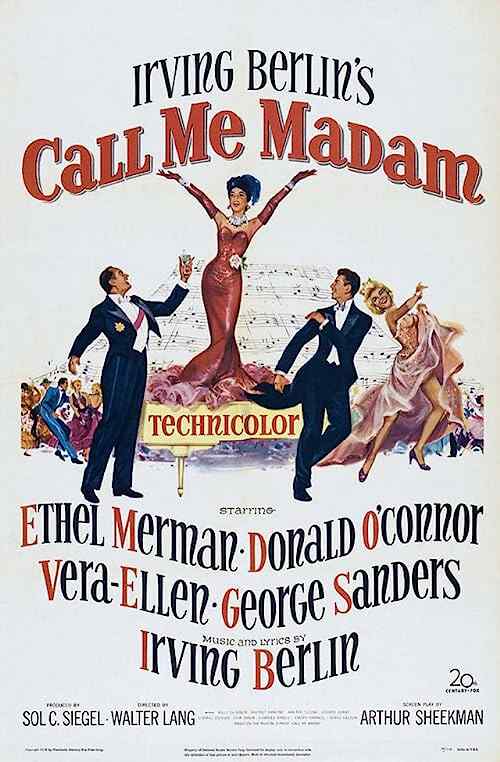 Call Me Madam poster