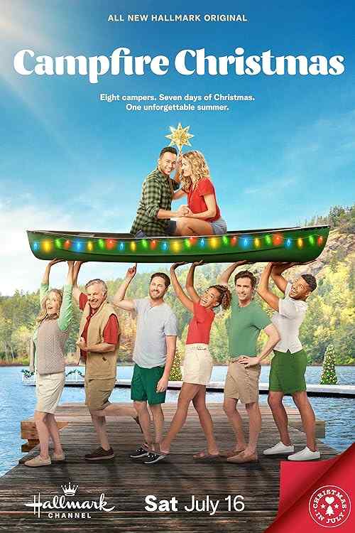 Campfire Christmas poster