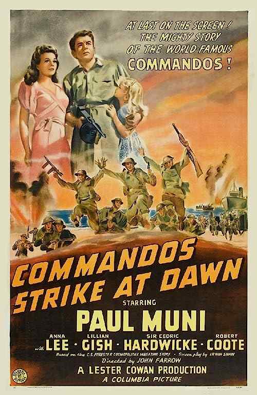 Commandos Strike at Dawn poster