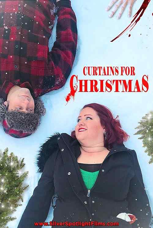 Curtains for Christmas poster