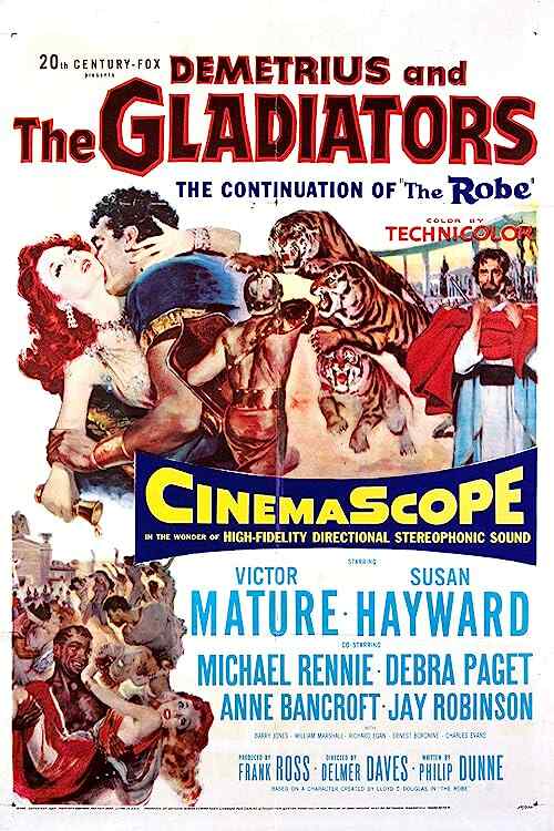 Demetrius and the Gladiators poster