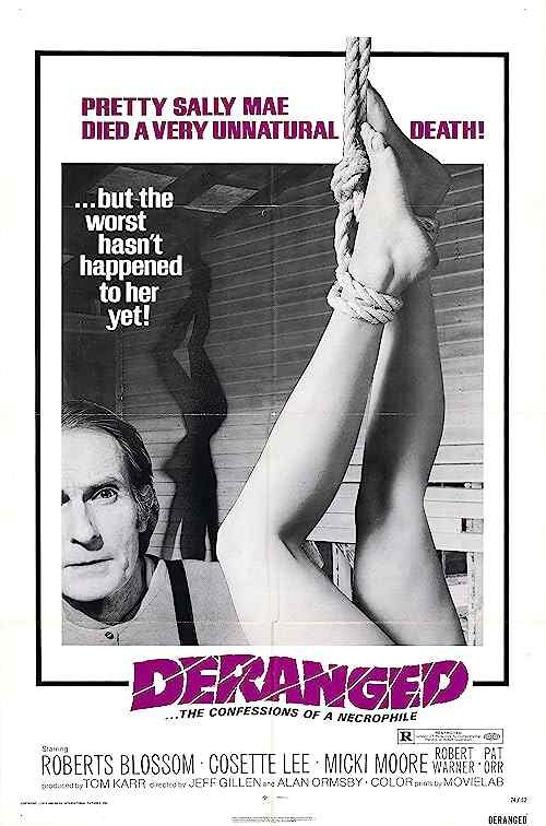 Deranged: Confessions of a Necrophile poster