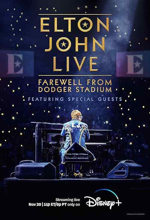 Elton John Live: Farewell from Dodger Stadium poster