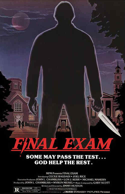 Final Exam poster