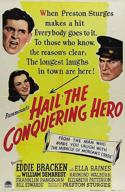 Hail the Conquering Hero poster
