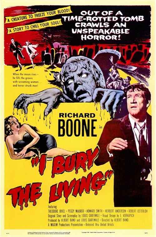 I Bury the Living poster