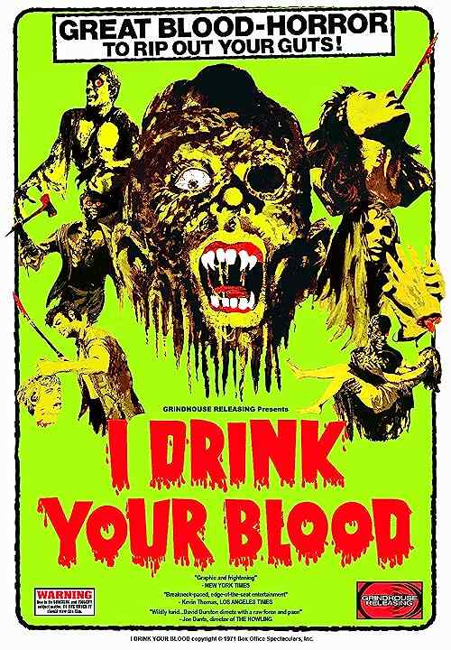 I Drink Your Blood poster