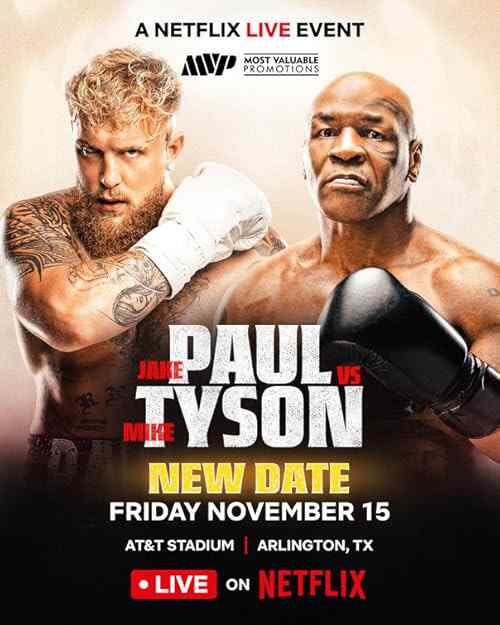 Jake Paul vs. Mike Tyson poster