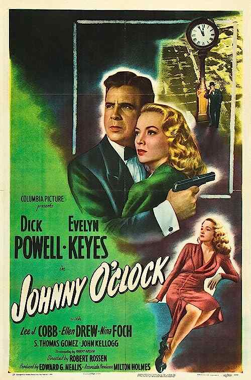 Johnny O'Clock poster