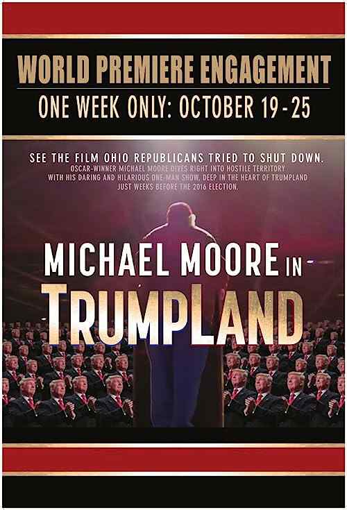 Michael Moore in TrumpLand poster