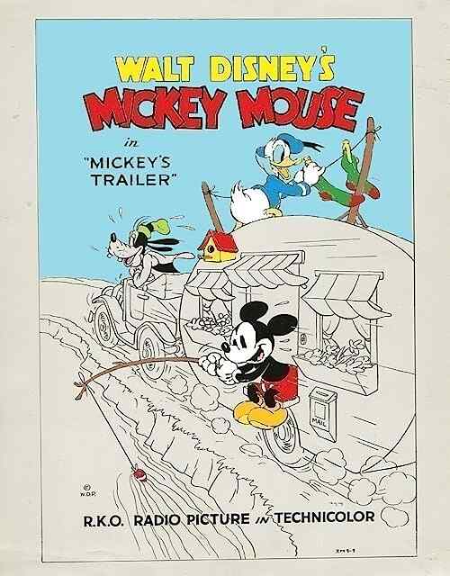 Mickey's Trailer poster