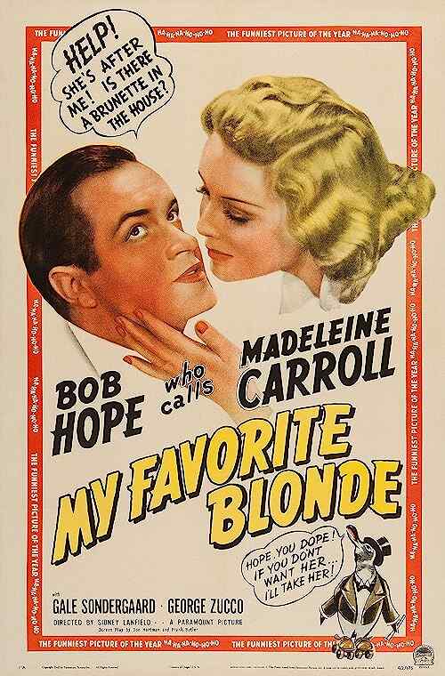 My Favorite Blonde poster