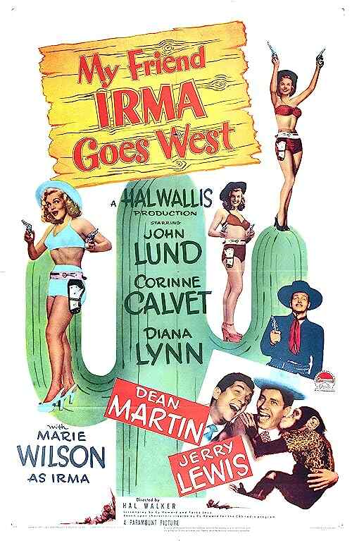 My Friend Irma Goes West poster