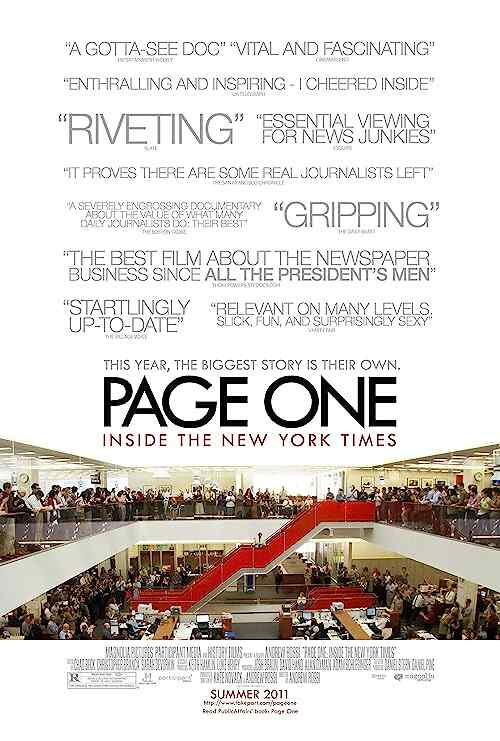 Page One: Inside the New York Times poster