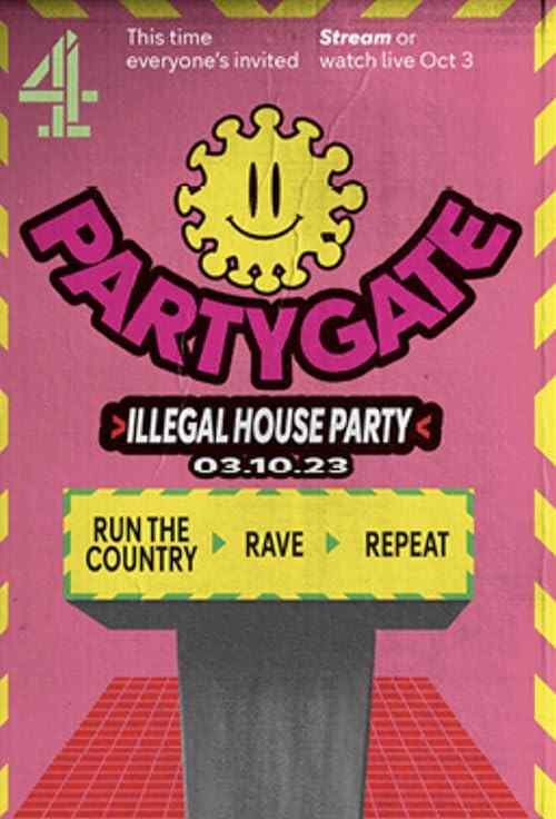 Partygate poster